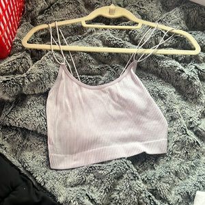 white gym top